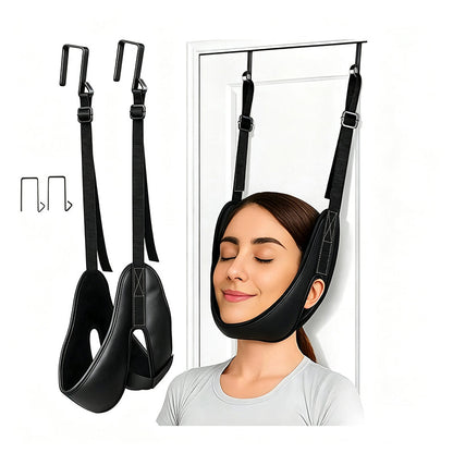 Over-the-Door Neck Stretching Sling | Adjustable for Daily Home Stretching