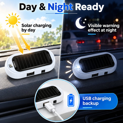 Stop Car Break‑Ins! Solar Flashing LED Light Scares Thieves Away