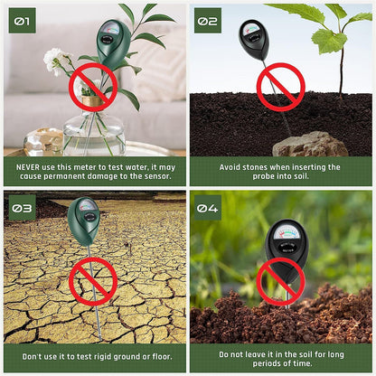 Professional Soil Moisture Meter for Indoor & Outdoor Plants