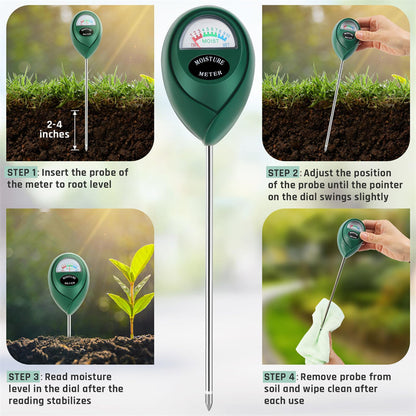 Professional Soil Moisture Meter for Indoor & Outdoor Plants