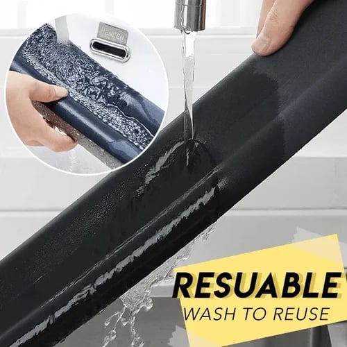 Wear Resistant Leather Under Door Draft Stopper Windproof and Insect Proof Bedroom Door Bottom Seal Strip