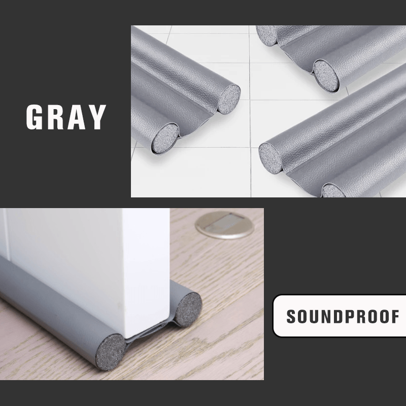 Wear Resistant Leather Under Door Draft Stopper Windproof and Insect Proof Bedroom Door Bottom Seal Strip