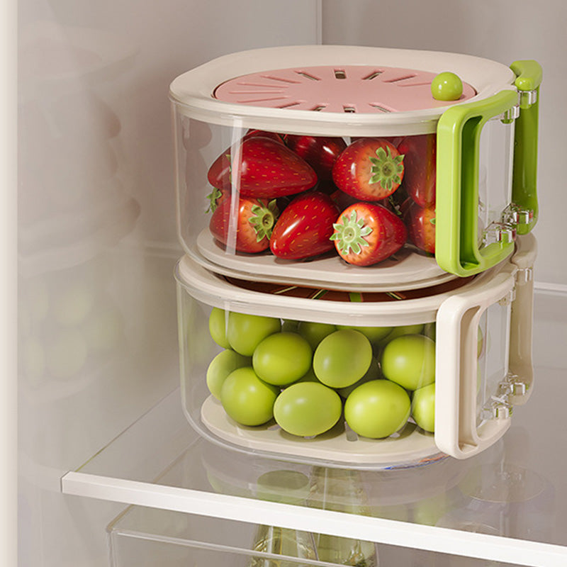 2 in 1 Draining Basket with Lid