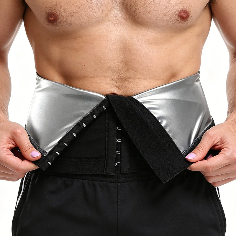 Men's Waist Trainer Sweat Belt – Compression, Trimmer, Sauna Effect