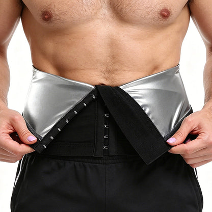 Men's Waist Trainer Sweat Belt – Compression, Trimmer, Sauna Effect