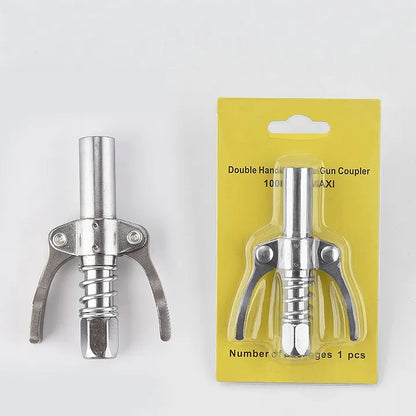 Double Handle High Pressure Quick Release Grease Coupler