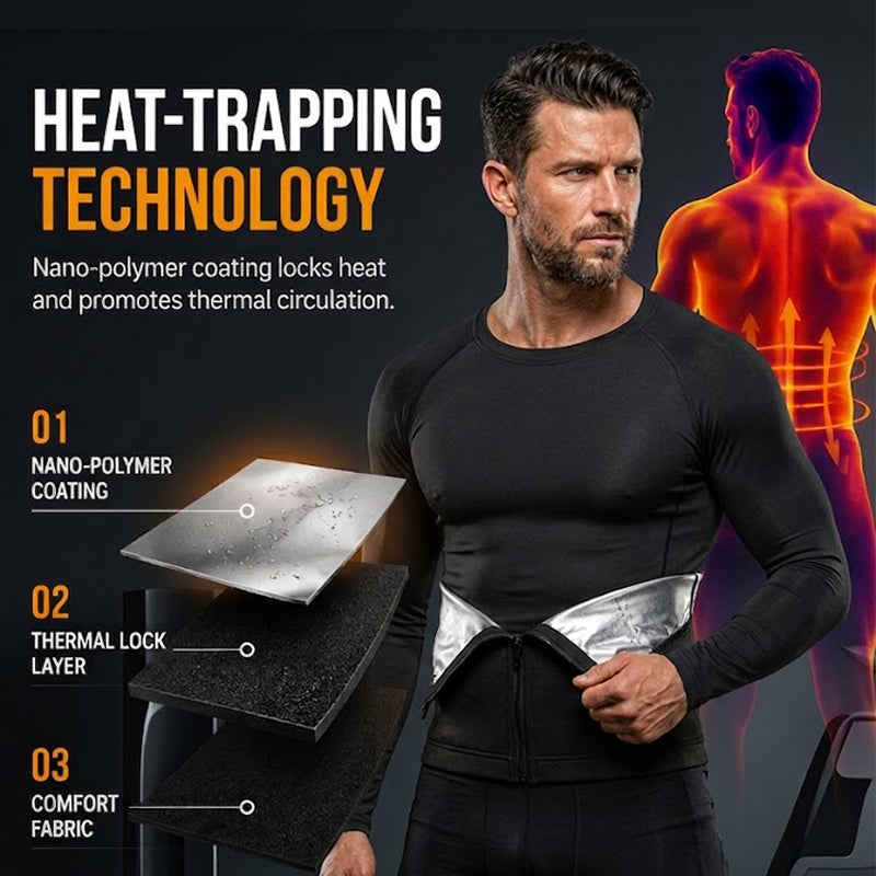 Men's Waist Trainer Sweat Belt – Compression, Trimmer, Sauna Effect