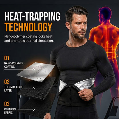Men's Waist Trainer Sweat Belt – Compression, Trimmer, Sauna Effect