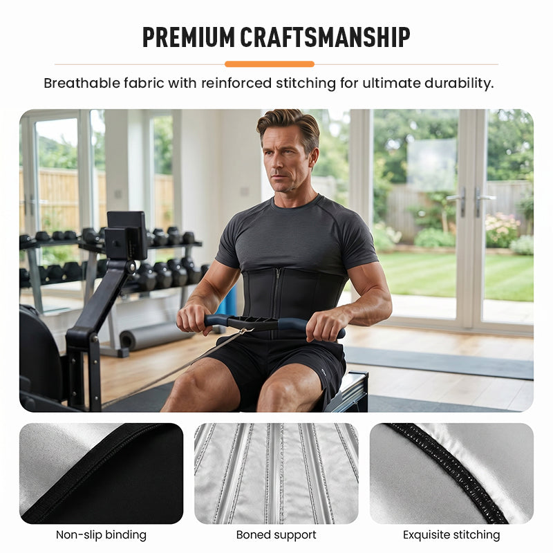 Men's Waist Trainer Sweat Belt – Compression, Trimmer, Sauna Effect