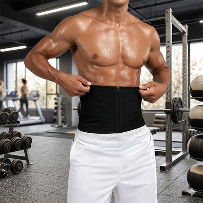 Men's Waist Trainer Sweat Belt – Compression, Trimmer, Sauna Effect