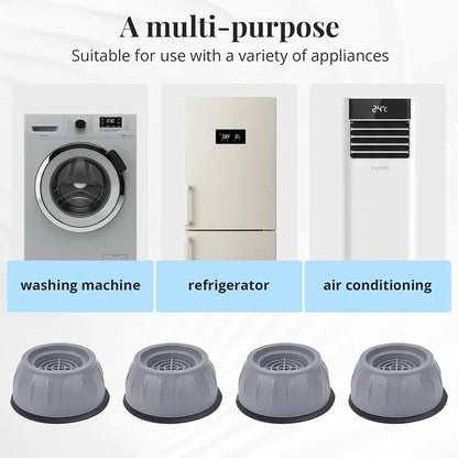 Anti-Vibration Washing Machine Stabilizer Pads (4-Pack)
