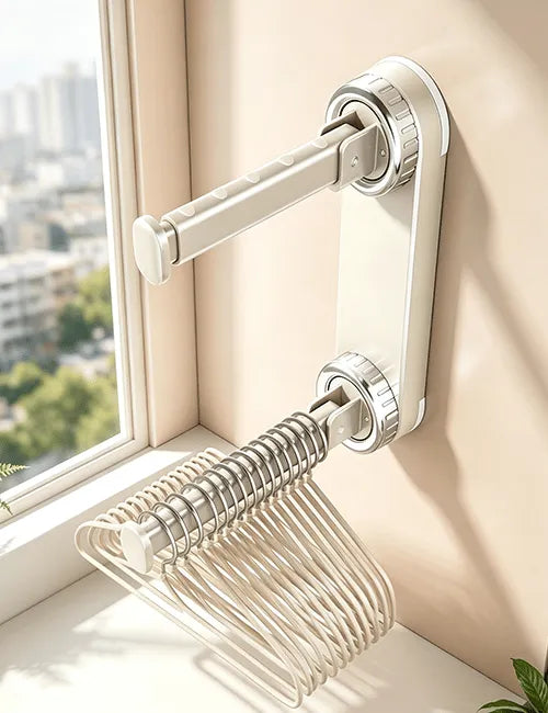 Suction Cup Clothes Hanger Organizer
