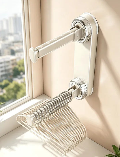Suction Cup Clothes Hanger Organizer