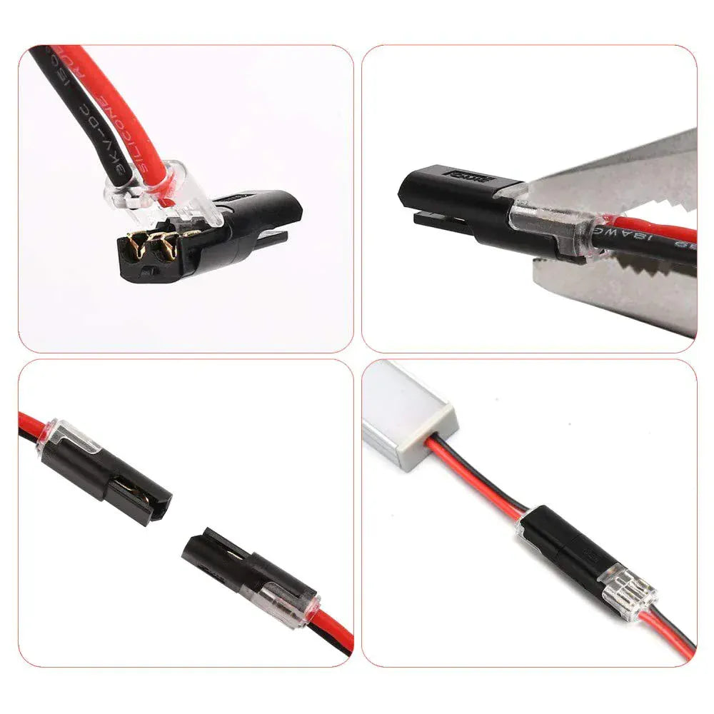 Dual-Wire Push-In Connector