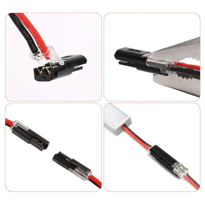 Dual-Wire Push-In Connector