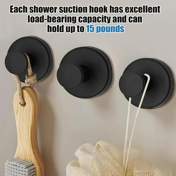 Twist Lock Shower Suction Hooks