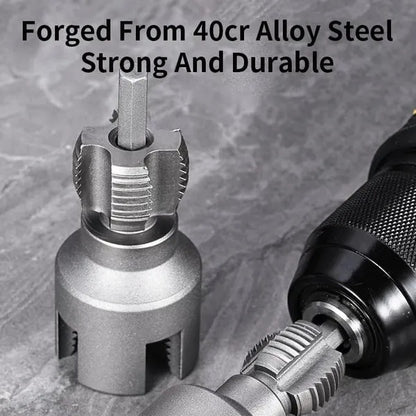 Integrated Internal & External Pipe Threading Tool