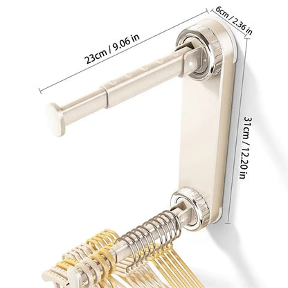 Suction Cup Clothes Hanger Organizer