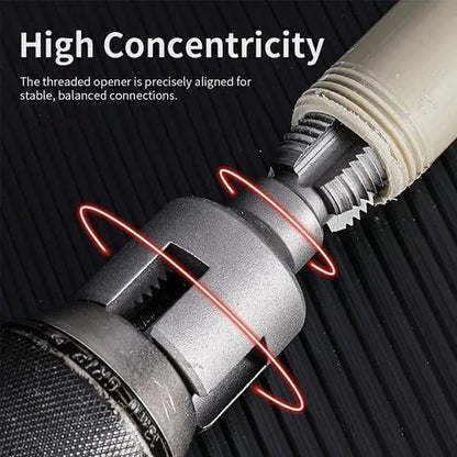 Integrated Internal & External Pipe Threading Tool