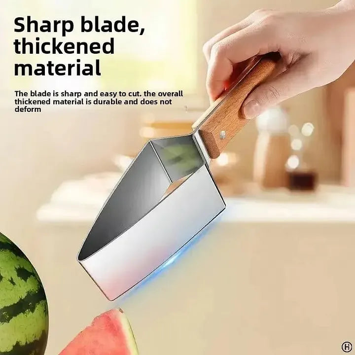 Stainless Steel Watermelon Slicer | Fast, Clean & Effortless Cutting