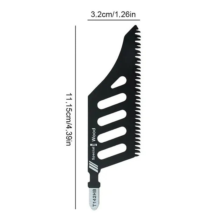 Saw blade for flush cutting for wood, plastic and metal