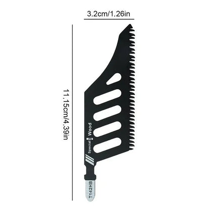 Saw blade for flush cutting for wood, plastic and metal