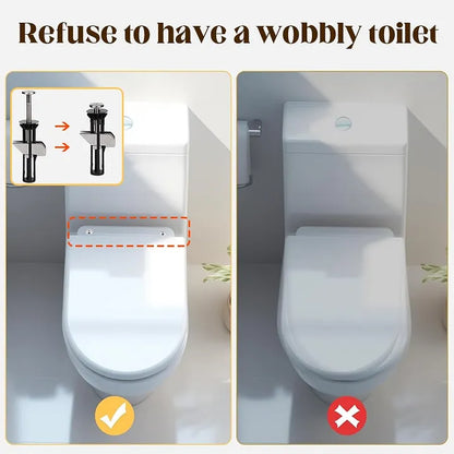 Heavy Duty Toilet Seat Fastener Bolt kit(A Set of 2 Pcs)