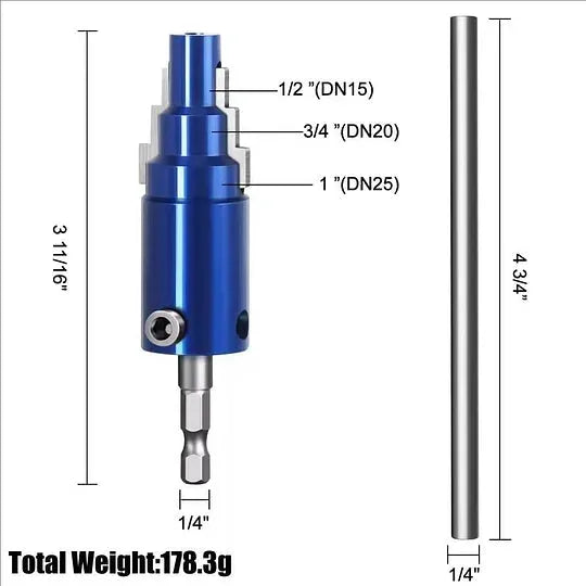 3-in-1 Pipe Valve Removal Tool – Quickly remove rusted, broken, or stuck faucet bolts and angle valves
