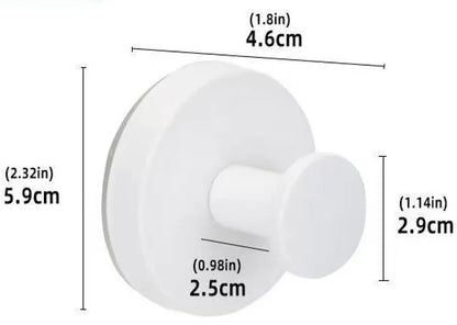 Twist Lock Shower Suction Hooks