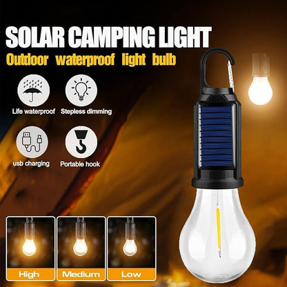 Solar Energy Vintage Hanging Camping Lantern