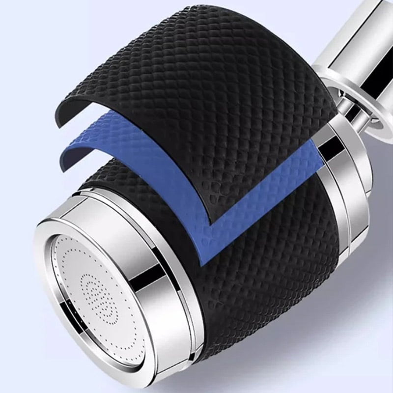 Splash proof booster swivel kitchen filter tap