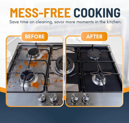 Reusable Gas Stove Burner Liners (Set of 4)