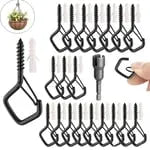 Windproof & Rust-Resistant🔧Safety Screw Durable Metal Ceiling Hook