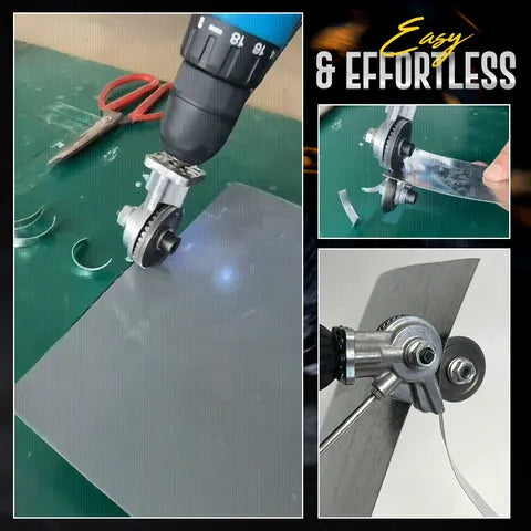 Electric Drill Plate Cutter – Precise, Light, Safe Metal Gear Cutter for Daily Use