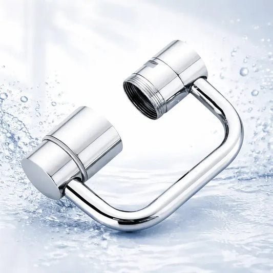 Universal 1080° Rotating Faucet Extender 2 Mode Splash Filter Core Aerator for Kitchen Bathroom Home Sink