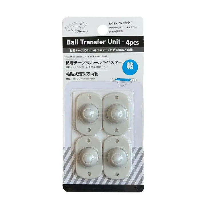 Paste Type Pulley Universal Wheel (4 PCs)