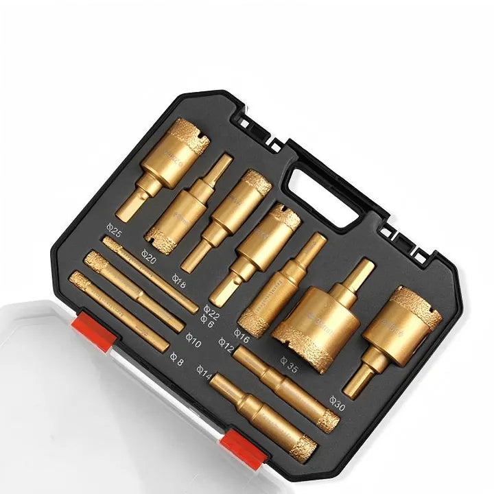 Professional Dry Drilling Hole Saw Kit (6-35mm)