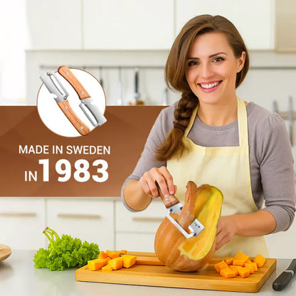 All-in-One Stainless Steel Peeler | Razor-Sharp Blade with Bottle Opener