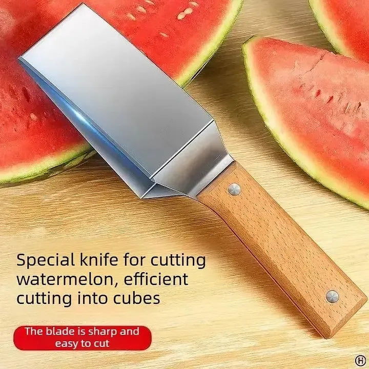 Stainless Steel Watermelon Slicer | Fast, Clean & Effortless Cutting