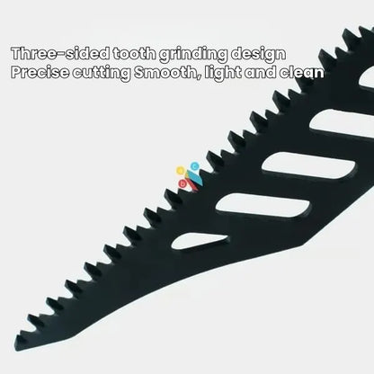 Saw blade for flush cutting for wood, plastic and metal