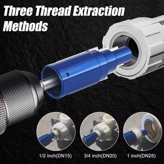 3-in-1 Pipe Valve Removal Tool – Quickly remove rusted, broken, or stuck faucet bolts and angle valves