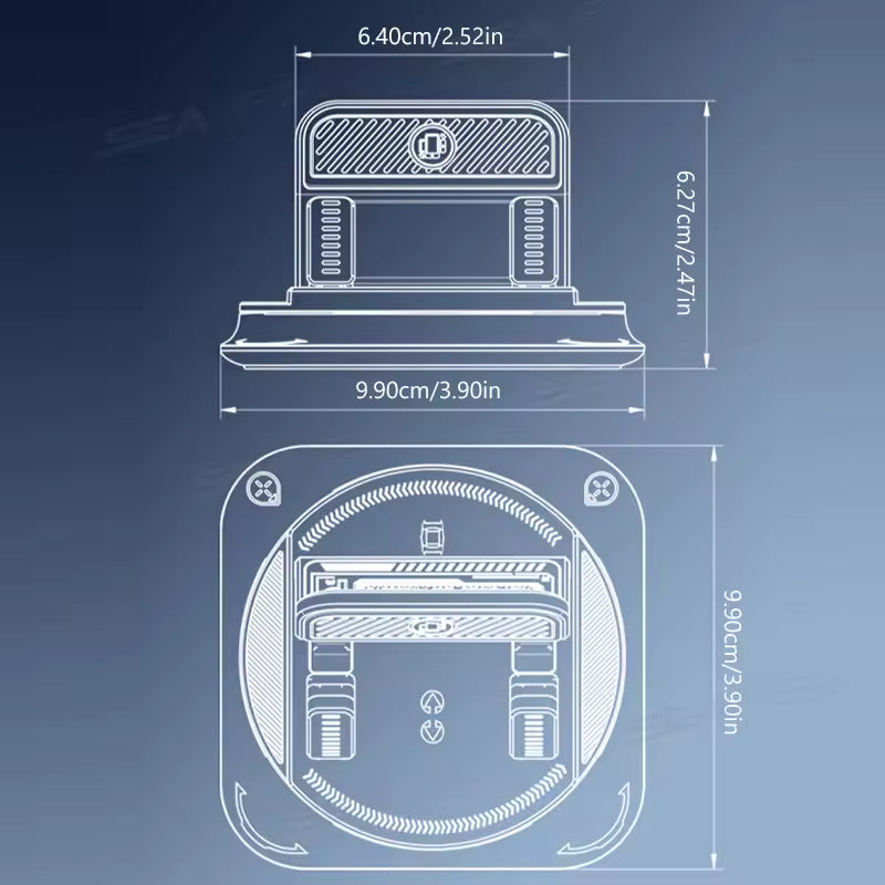 Car Phone Holder 360 Degree Rotation