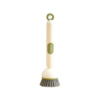 Kitchen long handled rotating pot brush