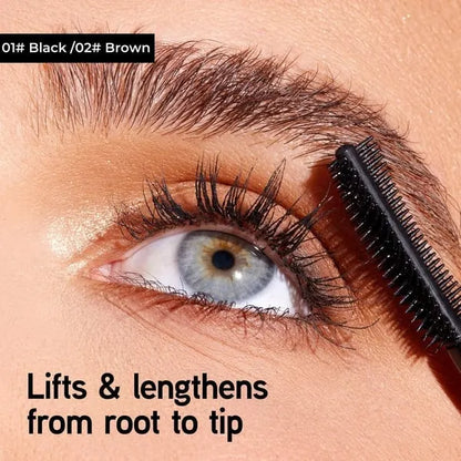 All-Day Beautiful Lashes, Smudge-Proof! Waterproof Fiber Mascara for Natural Volume (Buy 1 Get 1 FREE)