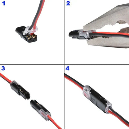 Dual-Wire Push-In Connector