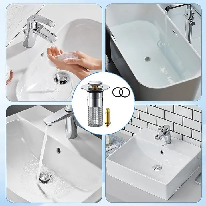 Sink Drain Strainer Hair Catcher