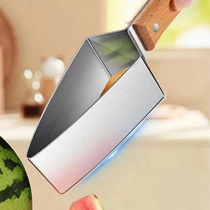 Stainless Steel Watermelon Slicer | Fast, Clean & Effortless Cutting