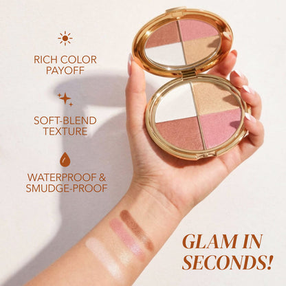 All-in-One Highlight, Eyeshadow & Blush Palette