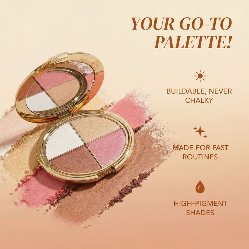 All-in-One Highlight, Eyeshadow & Blush Palette