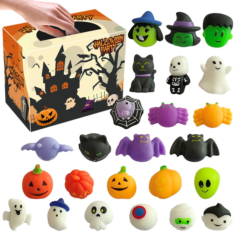Halloween Squishies Stress Relief Toy Set